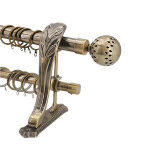 Plain Curtain Pipe Metal Fittings Curtain Rod Set