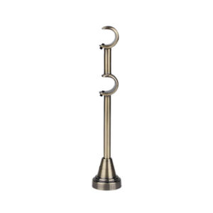 Double Curtain Rod Wall Bracket