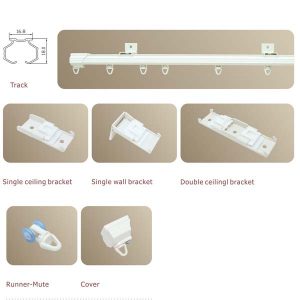 Honeycomb Small Square Curtain Rail