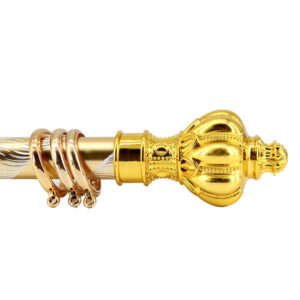 Reinforced Plastic Curtain Rod Set