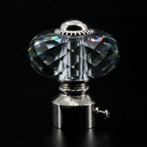 TFC020 Luxurious Detail Crystal Finials Curtain Rod