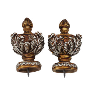 TFR004 Resin Curtain Rod Finials