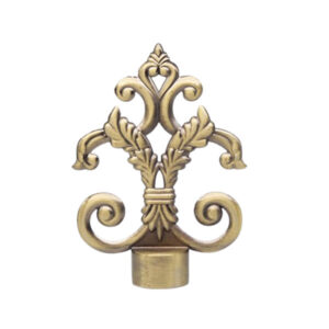 TFA058 Flower Curtain Rod Finials