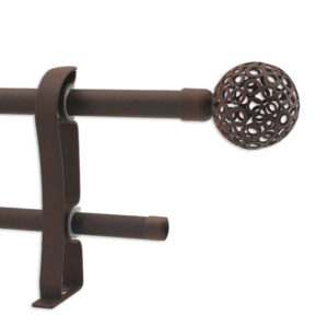 TFI002 Industrial-Styled High-End Metal Curtain Pipes Set