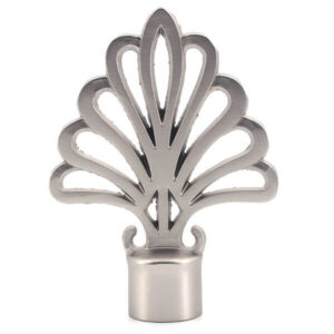 TFA021 Matte Aluminium Curtain Finials