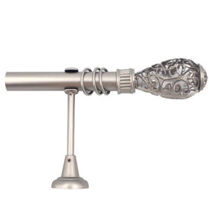 TFA016 Rustic Aluminium Curtain Rod Set
