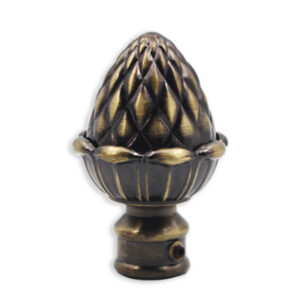 TFA005 Sleek Nickel-Plated Curtain Finials