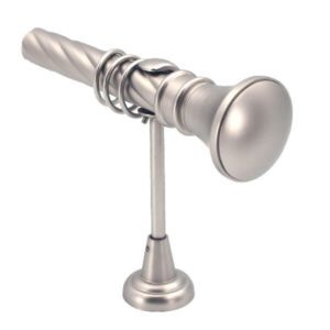 TFA017 Gilded Aluminium Curtain Rod Set