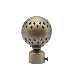 Victorian Iron Curtain Finials