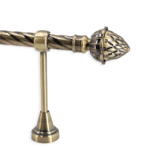 TFA005 Aluminum Oval Curtain Rod Set