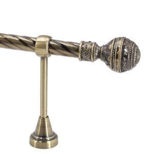 TFA023-B Aluminum Bay Curtain Rod Set