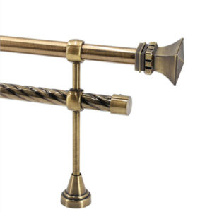 TFA049-B Lightweight Aluminum Curtain Rod Set