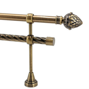 TFA005-B Aluminum Oval Curtain Rod Set