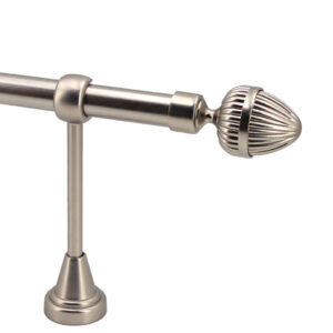 TFA004 Aluminum Alloy Silver Curtain Rod Set