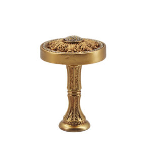 THRP002 Vintage Gold Carved Curtain Hook