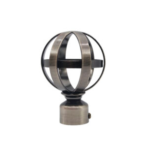 TFI017 Ornate Gothic Iron Curtain Finials