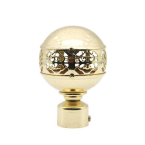 TFI024 Geometric Elegance Iron Curtain Finials