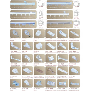 TTS058 Silent Ball Bearing Curtain Track