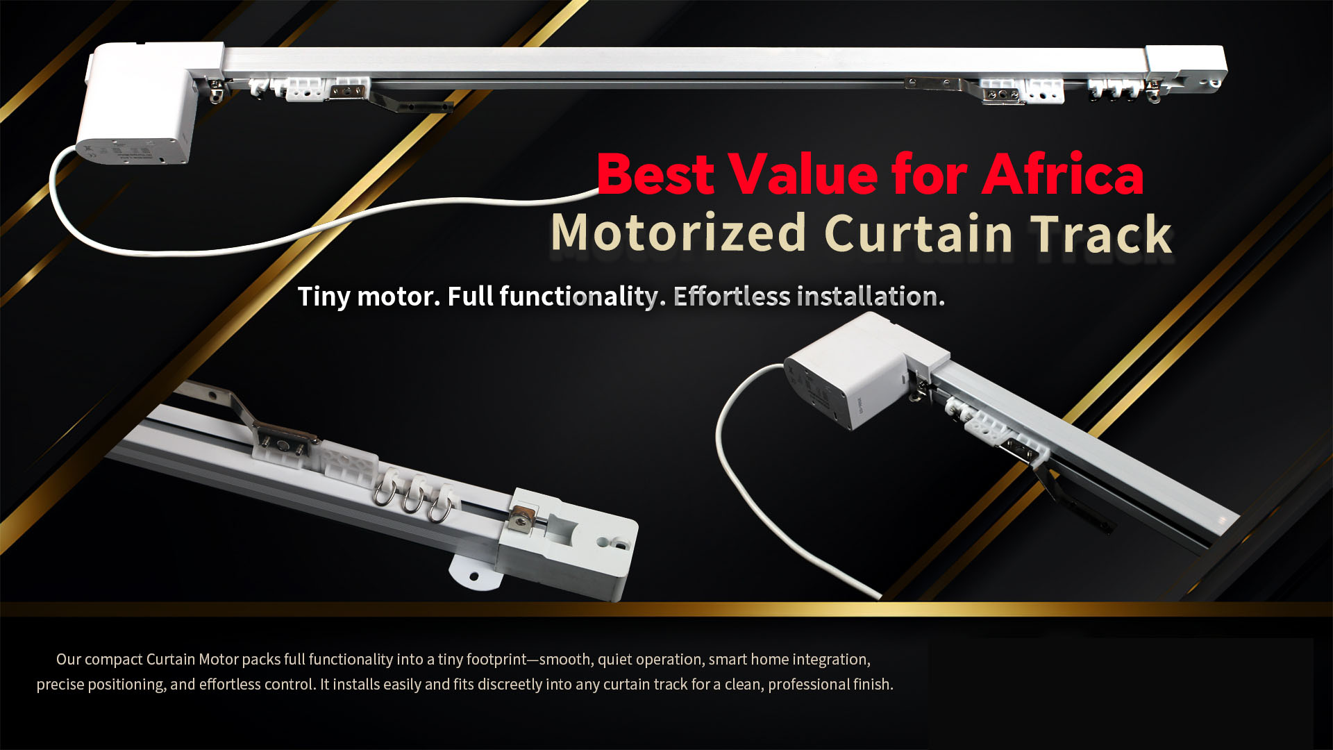 【New Arrival】Motorized Curtain Track—Built for African Homes 1 推广单页